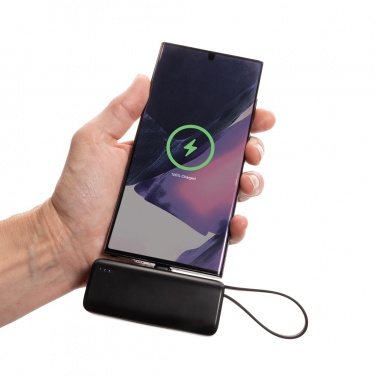 Logo trade promotional giveaways picture of: Powerlink RCS rplastic 3000 mah powerbank USB C connector