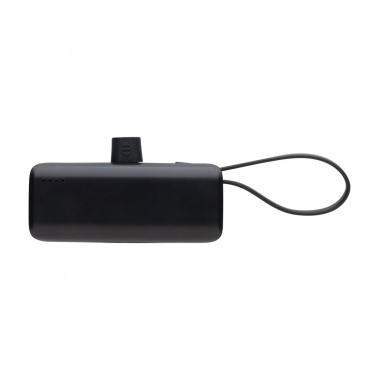 Logotrade promotional item picture of: Powerlink RCS rplastic 3000 mAh powerbank iOS connector