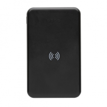 Logo trade corporate gift photo of: RCS recycled plastic 5.000 mAh 5W wireless powerbank