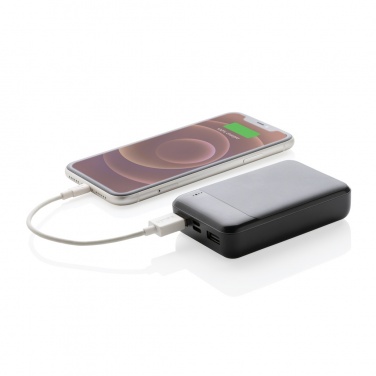 Logotrade promotional product image of: RCS standard recycled plastic 10.000 mAh powerbank