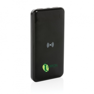Logo trade advertising product photo of: RCS standard recycled plastic wireless powerbank