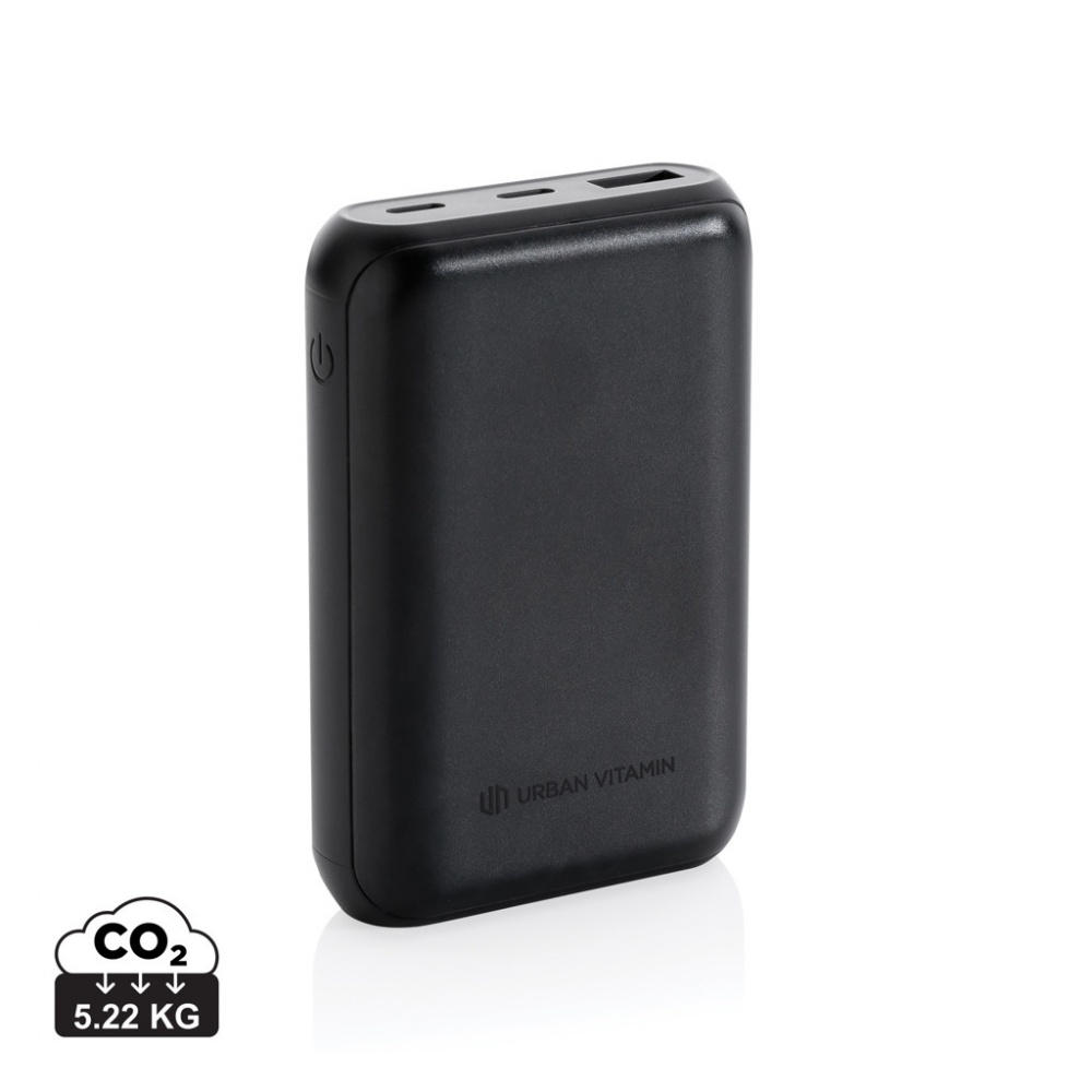 Logo trade promotional merchandise picture of: Urban Vitamin Alameda 10.000 mAh 18W PD powerbank