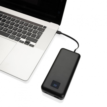 Logo trade business gift photo of: Gridley RCS rplastic 20000 65W laptop powerbank