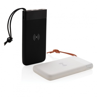 Logotrade promotional item picture of: Aria 8.000 mAh 5W wireless charging powerbank