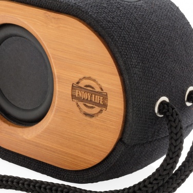 Logo trade promotional gifts picture of: Bamboo X  speaker