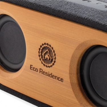 Logo trade promotional items image of: Bamboo X double speaker