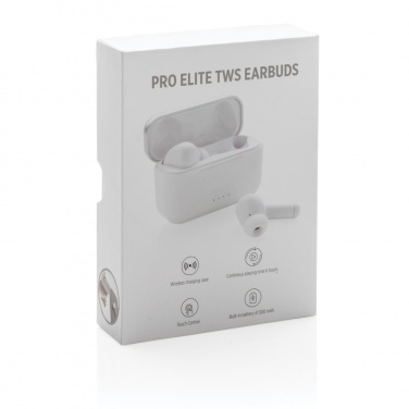 Logo trade promotional items image of: Pro Elite TWS earbuds