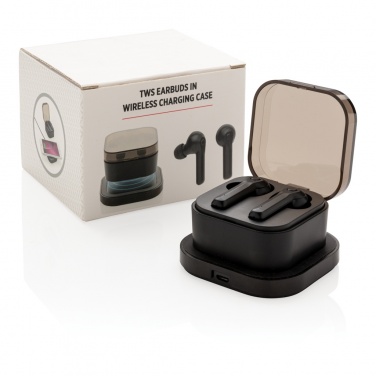 Logotrade promotional merchandise picture of: TWS earbuds in wireless charging case