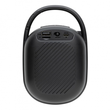 Logotrade promotional product image of: RCS recycled plastic Lightboom 5W Clip speaker