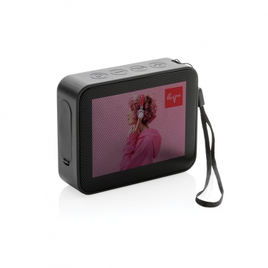 Logo trade promotional products picture of: Urban Vitamin Vallejo RCS rplastic 3W speaker IPX 7