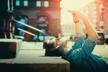 Logotrade promotional item picture of: Motorola MOTO XT500 wireless over ear headphone