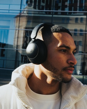 Logotrade promotional merchandise picture of: Urban Vitamin Cupertino RCS rplastic ANC headphone