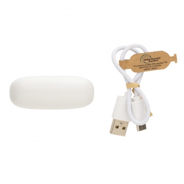 Logotrade promotional merchandise picture of: RCS recycled plastic Liberty Pro wireless earbuds