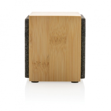 Logotrade promotional product picture of: Wynn 5W bamboo wireless speaker