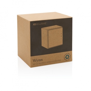 Logotrade advertising product picture of: Wynn 5W bamboo wireless speaker