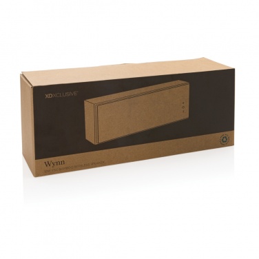 Logotrade promotional giveaway image of: Wynn 10W bamboo wireless speaker