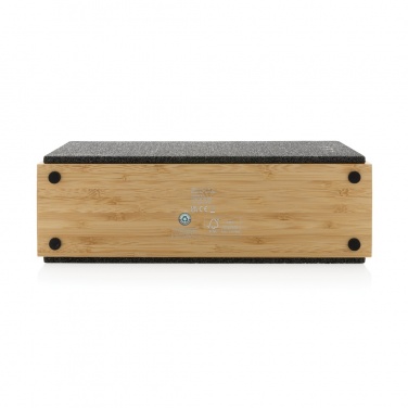 Logotrade advertising product image of: Wynn 20W bamboo wireless speaker