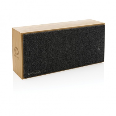 Logo trade promotional products picture of: Wynn 20W bamboo wireless speaker