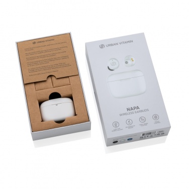Logo trade promotional products image of: Urban Vitamin Napa earbuds