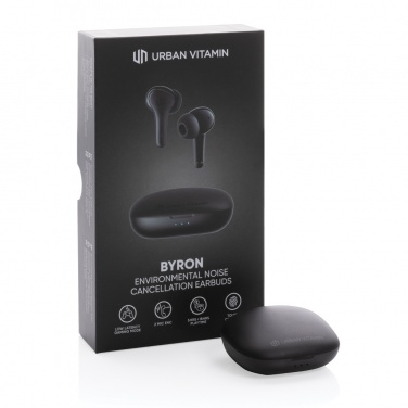 Logo trade promotional giveaway photo of: Urban Vitamin Byron ENC earbuds