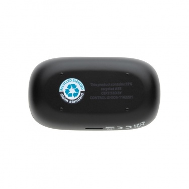 Logo trade promotional gifts image of: Urban Vitamin Palm Springs RCS rplastic ENC earbuds