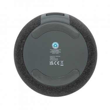 Logo trade business gift photo of: RCS Rplastic/PET and bamboo 5W speaker