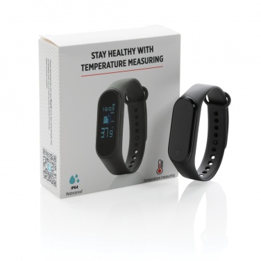 Logo trade promotional gifts picture of: Stay Healthy Bracelet Thermometer