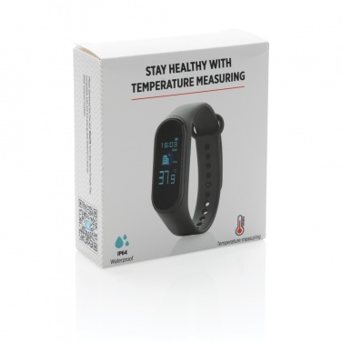 Logo trade promotional gifts image of: Stay Healthy Bracelet Thermometer
