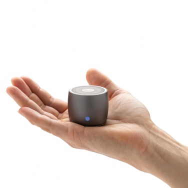 Logotrade promotional giveaway picture of: Swiss Peak RCS recycled aluminum 3W bass speaker