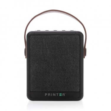 Logo trade business gift photo of: Skywave RCS recycled plastic solar speaker 12W