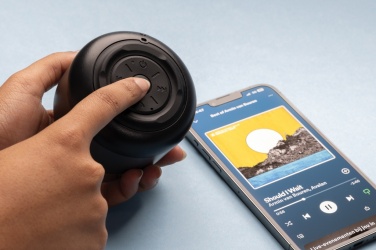 Logo trade promotional merchandise image of: BeatBuddy recycled plastic 3W speaker