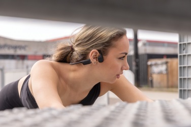 Logo trade promotional gift photo of: Urban Vitamin Glendale RCS rplastic air conductive headphone