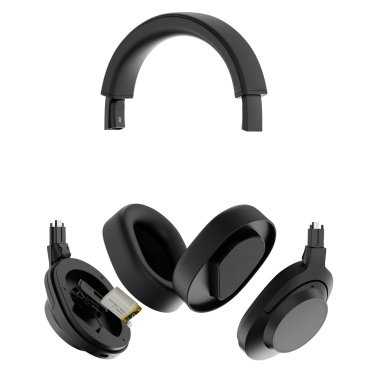 Logotrade corporate gift image of: Irvine RCS recycled and repairable ANC wireless headphone