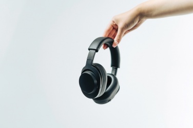 Logo trade corporate gifts picture of: Irvine RCS recycled and repairable ANC wireless headphone