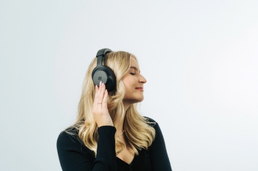 Logo trade promotional giveaway photo of: Irvine RCS recycled and repairable ANC wireless headphone