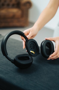 Logo trade promotional products picture of: Irvine RCS recycled and repairable ANC wireless headphone