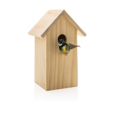 Logotrade promotional products photo of: Wooden birdhouse