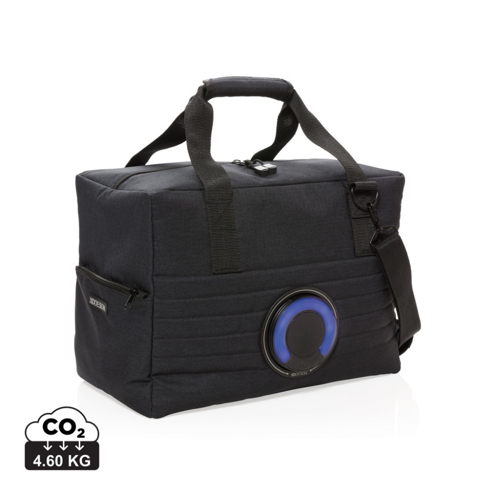 Logo trade promotional giveaways image of: Party speaker cooler bag