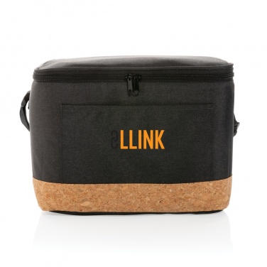 Logotrade business gift image of: Impact AWARE™ XL RPET two tone cooler bag with cork detail