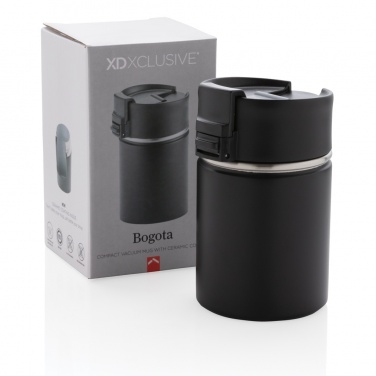 Logo trade promotional gifts picture of: Bogota compact vacuum mug with ceramic coating