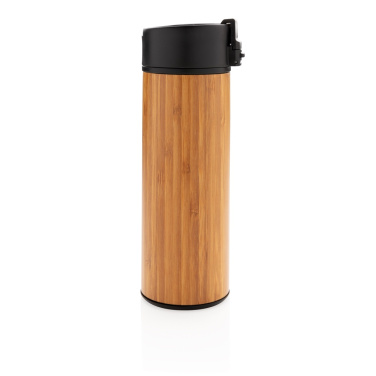 Logotrade promotional item image of: Bogota vacuum bamboo coffee mug