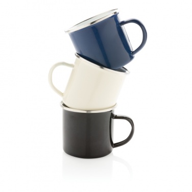 Logo trade promotional items image of: Vintage enamel mug