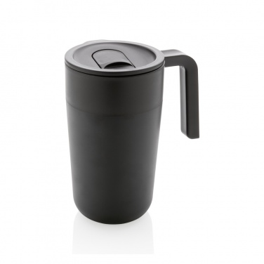 Logo trade promotional giveaway photo of: GRS Recycled PP and SS mug with handle