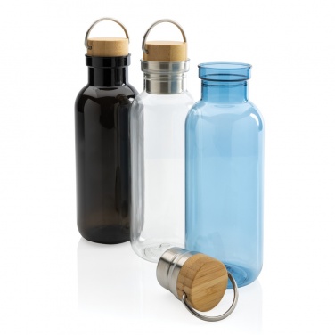 Logo trade promotional product photo of: RCS RPET bottle with bamboo lid and handle