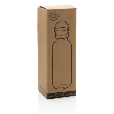 Logotrade corporate gifts photo of: RCS RPET bottle with bamboo lid and handle