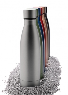 Logo trade promotional product photo of: RCS Recycled stainless steel solid vacuum bottle