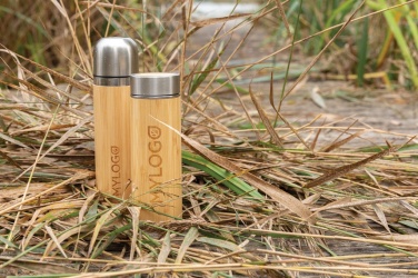 Logotrade promotional giveaways photo of: Bamboo vacuum travel flask
