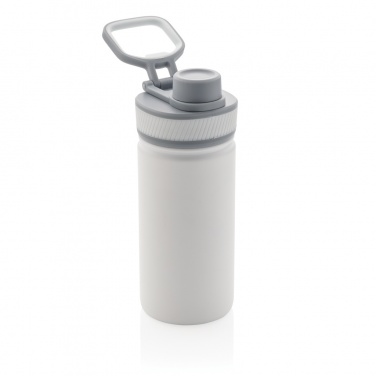 Logotrade promotional product image of: Vacuum stainless steel bottle with sports lid 550ml