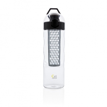 Logo trade promotional products image of: Honeycomb lockable leak proof infuser bottle