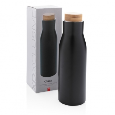 Logotrade promotional product picture of: Clima leakproof vacuum bottle with steel lid